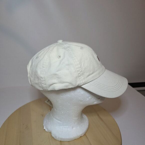 Vintage Apple Computers Embroidered Logo Hat NWT Strap Back Off White - Picture 2 of 7